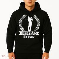 Best Dad By Par Golf Fathers Day Golfing Hoodie thumb 2