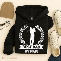 Best Dad By Par Golf Fathers Day Golfing Hoodie thumb 4