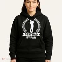 Best Dad By Par Golf Fathers Day Golfing Hoodie thumb 5