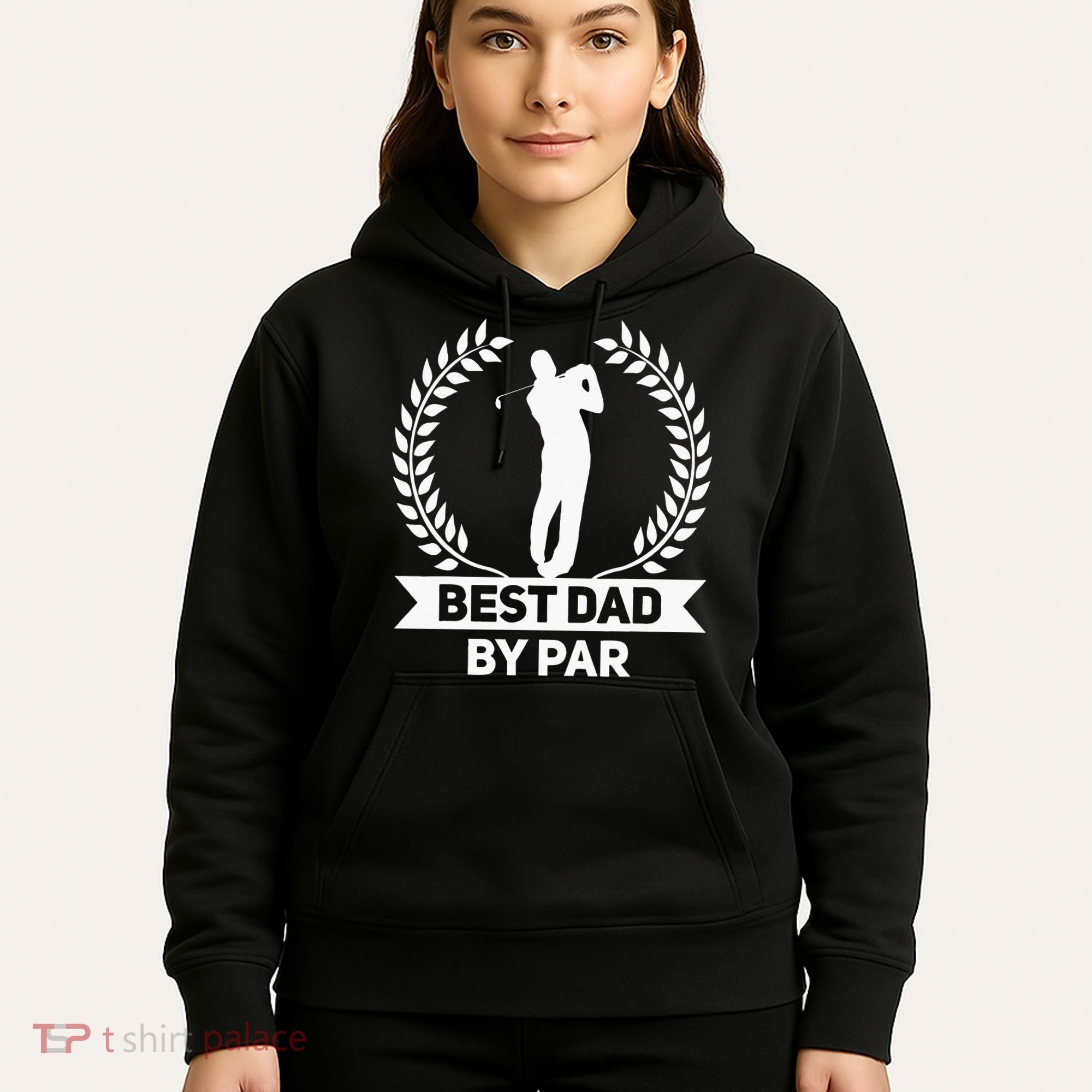Best Dad By Par Golf Fathers Day Golfing Hoodie