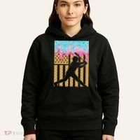 Baseball Drip Bat Boy Dripping Ice Cream American Flag Hoodie thumb 5