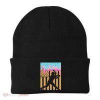 Baseball Drip Bat Boy Dripping Ice Cream American Flag Beanie thumb 0
