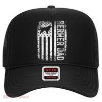 Bernese Dad Berner Mountain Dad American Us Flag Dog Hat thumb 0