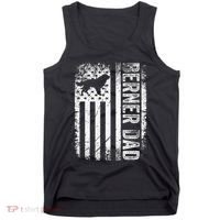 Bernese Dad Berner Mountain Dad American Us Flag Dog Tank Top thumb 0