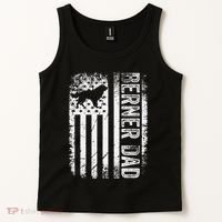 Bernese Dad Berner Mountain Dad American Us Flag Dog Tank Top thumb 2