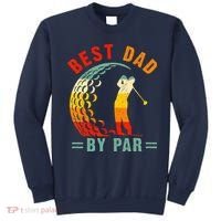 Best Dad By Par Funny Golf Daddy Fathers Day US Flag Gifts Sweatshirt thumb 0