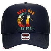 Best Dad By Par Funny Golf Daddy Fathers Day US Flag Gifts Hat thumb 0