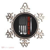 Best Dad By Par Funny Golf Daddy Fathers Day US Flag Gifts Ornament thumb 0