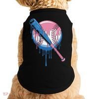 Baseball Drip Bat softball and Baseball sport Player Gift Doggie Tank thumb 0