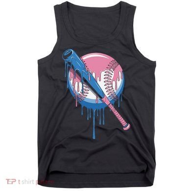 Baseball Drip Bat softball and Baseball sport Player Gift Tank Top