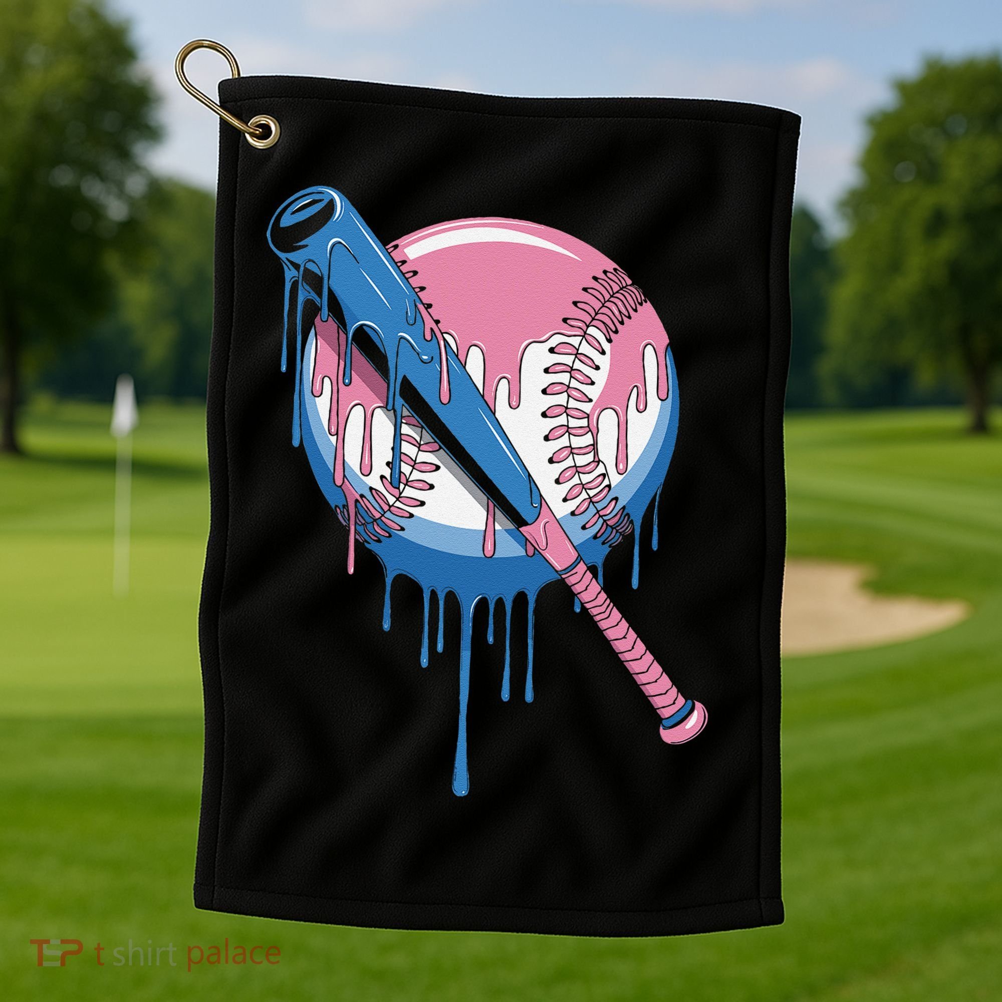 Baseball Drip Bat softball and Baseball sport Player Gift Golf Towel