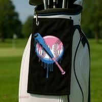 Baseball Drip Bat softball and Baseball sport Player Gift Golf Towel thumb 2