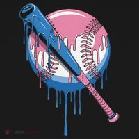 Baseball Drip Bat softball and Baseball sport Player Gift Toddler T-Shirt thumb 4
