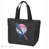 Baseball Drip Bat softball and Baseball sport Player Gift Tote Bag thumb 3