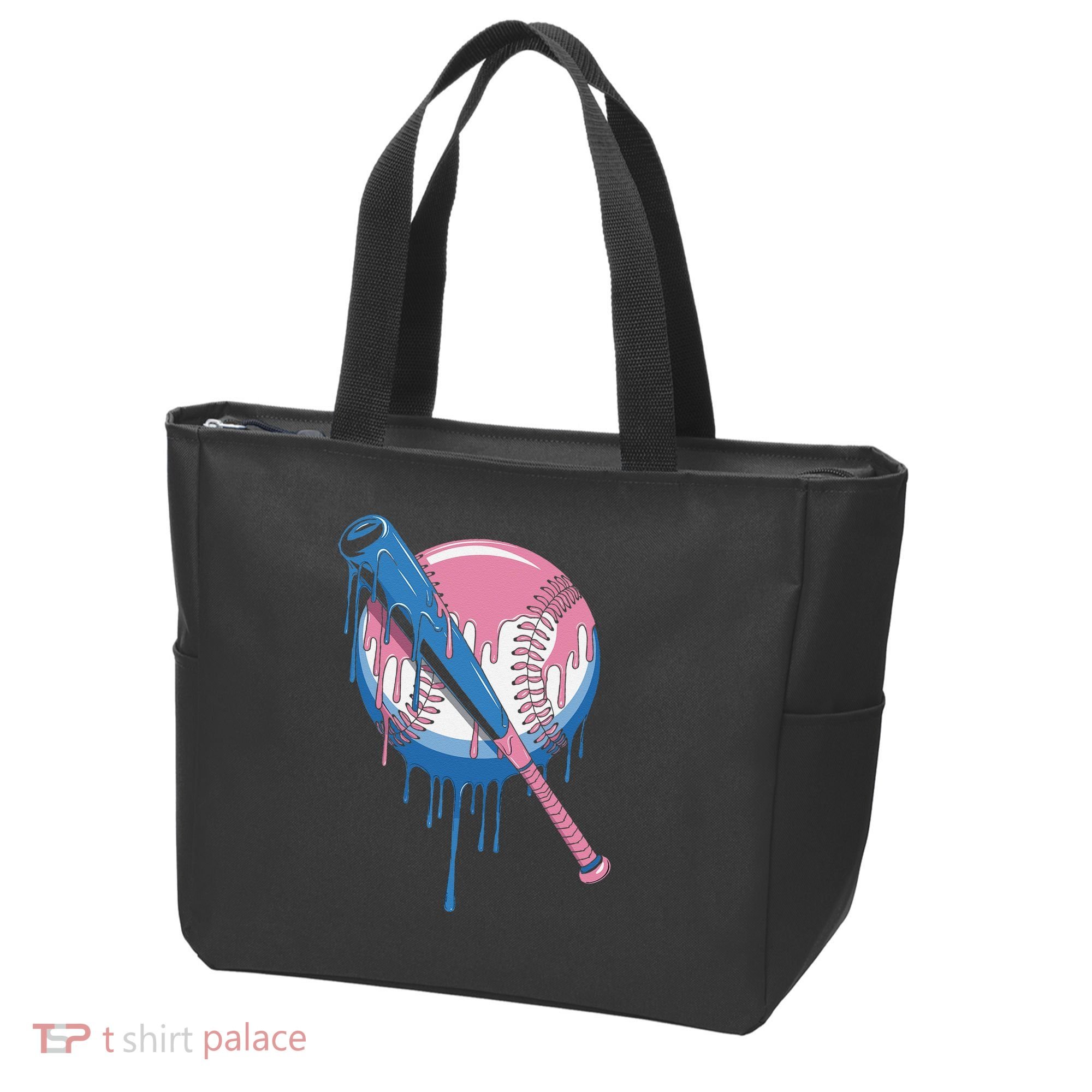 Baseball Drip Bat softball and Baseball sport Player Gift Tote Bag