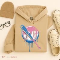 Baseball Drip Bat softball and Baseball sport Player Gift Hoodie thumb 4