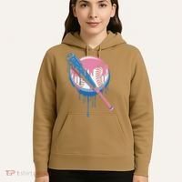 Baseball Drip Bat softball and Baseball sport Player Gift Hoodie thumb 5