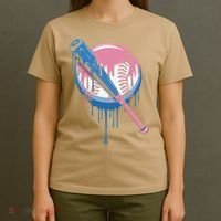 Baseball Drip Bat softball and Baseball sport Player Gift T-Shirt thumb 4