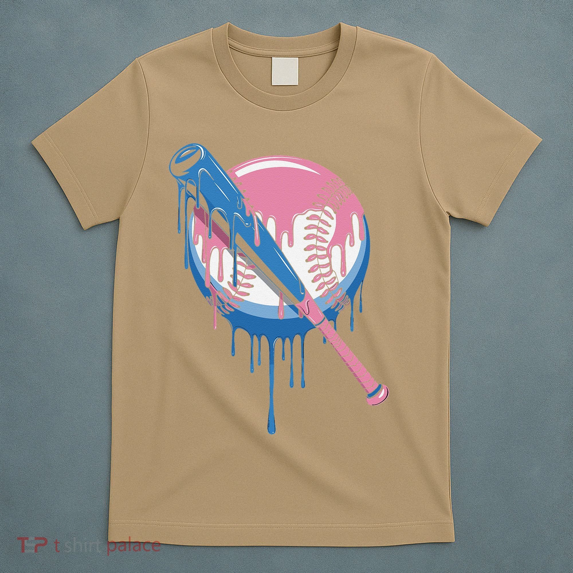 Baseball Drip Bat softball and Baseball sport Player Gift T-Shirt