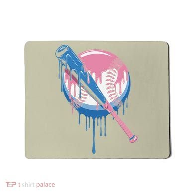 Baseball Drip Bat softball and Baseball sport Player Gift Mousepad