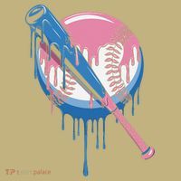 Baseball Drip Bat softball and Baseball sport Player Gift Kids T-Shirt thumb 2