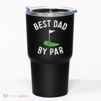 Best Dad By Par Funny Golf Fathers Day Gift Daddy Tumbler thumb 0