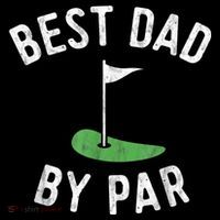 Best Dad By Par Funny Golf Fathers Day Gift Daddy Ornament thumb 1
