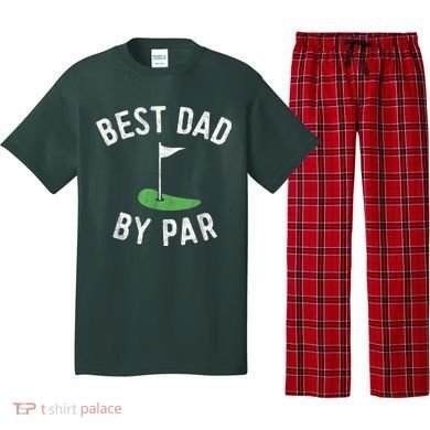 Best Dad By Par Funny Golf Fathers Day Gift Daddy Pajama Set