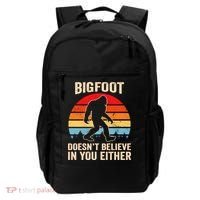 Bigfoot Doesnt Believe In You Either Bigfoot Doesn't Plus Size Backpack thumb 0