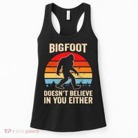 Bigfoot Doesnt Believe In You Either Bigfoot Doesn't Plus Size Women's Tank Top thumb 0
