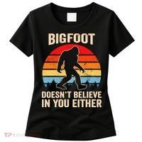Bigfoot Doesnt Believe In You Either Bigfoot Doesn't Plus Size Women's T-Shirt thumb 0