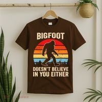 Bigfoot Doesnt Believe In You Either Bigfoot Doesn't Plus Size T-Shirt thumb 2