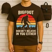 Bigfoot Doesnt Believe In You Either Bigfoot Doesn't Plus Size T-Shirt thumb 6
