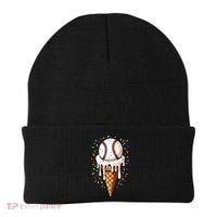 Baseball Drip Boy Ice Cream Cone Drip Baseball Beanie thumb 0