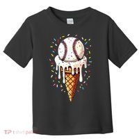 Baseball Drip Boy Ice Cream Cone Drip Baseball Toddler T-Shirt thumb 0