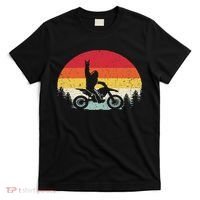 Bigfoot Dirt Bike Motocross Funny Sasquatch Enduro Vintage T-Shirt thumb 0