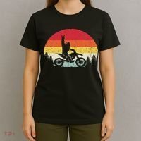Bigfoot Dirt Bike Motocross Funny Sasquatch Enduro Vintage T-Shirt thumb 4