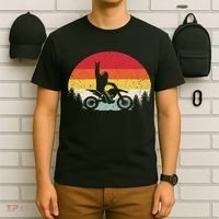 Bigfoot Dirt Bike Motocross Funny Sasquatch Enduro Vintage T-Shirt thumb 6