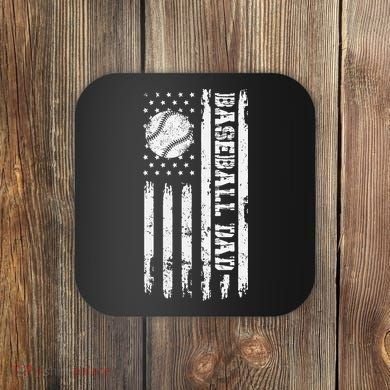Baseball Dad Baseball lover for Father's day Coaster