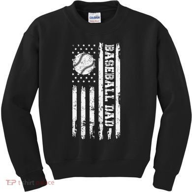 Baseball Dad Baseball lover for Father's day Kids Sweatshirt