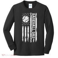 Baseball Dad Baseball lover for Father's day Kids Long Sleeve Shirt thumb 0