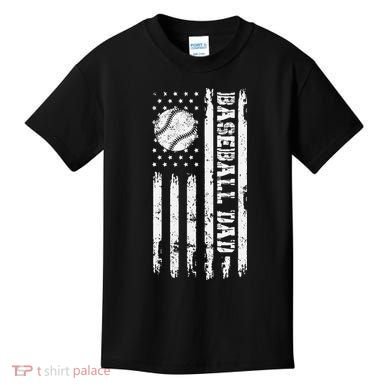 Baseball Dad Baseball lover for Father's day Kids T-Shirt