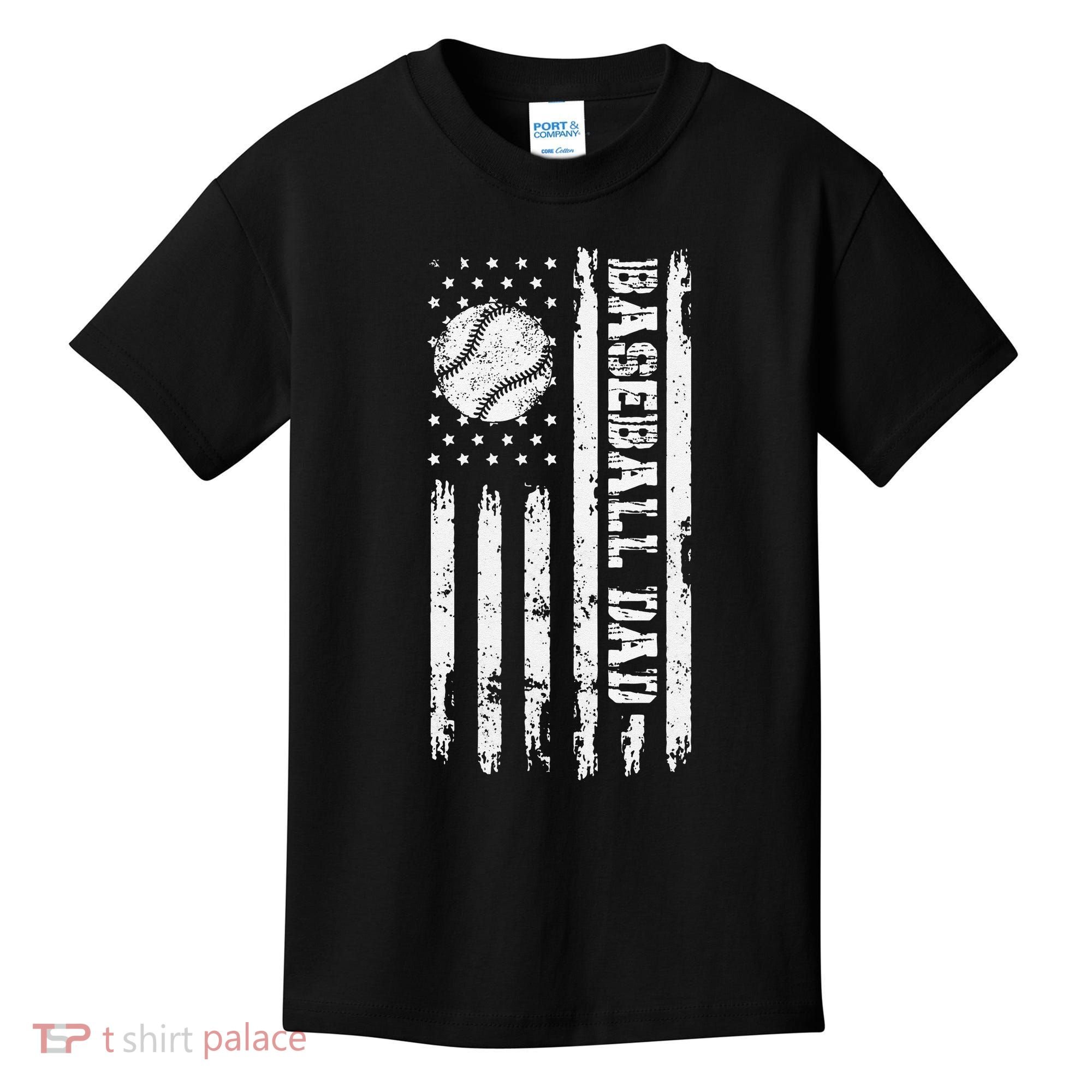 Baseball Dad Baseball lover for Father's day Kids T-Shirt