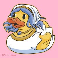 Bride Duck Women's T-Shirt thumb 6
