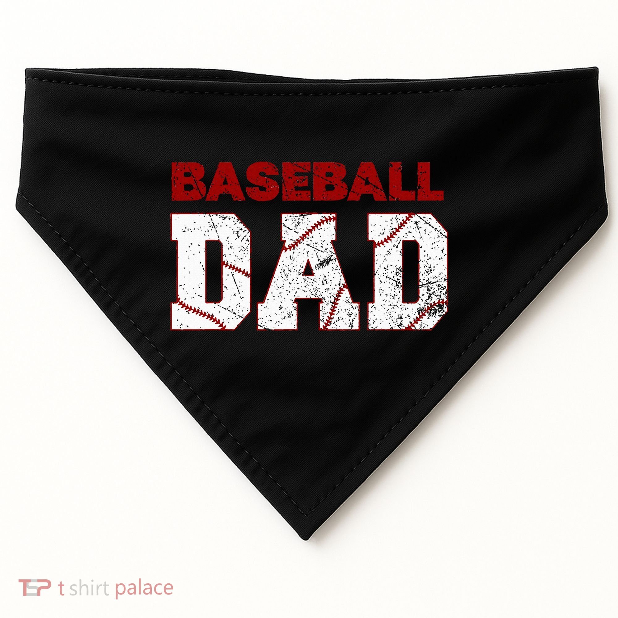 Baseball Dad USA-Made Doggie Bandana
