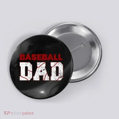 Baseball Dad Button