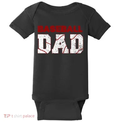 Baseball Dad Baby Bodysuit