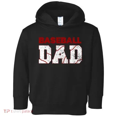 Baseball Dad Toddler Hoodie