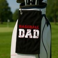 Baseball Dad Golf Towel thumb 2