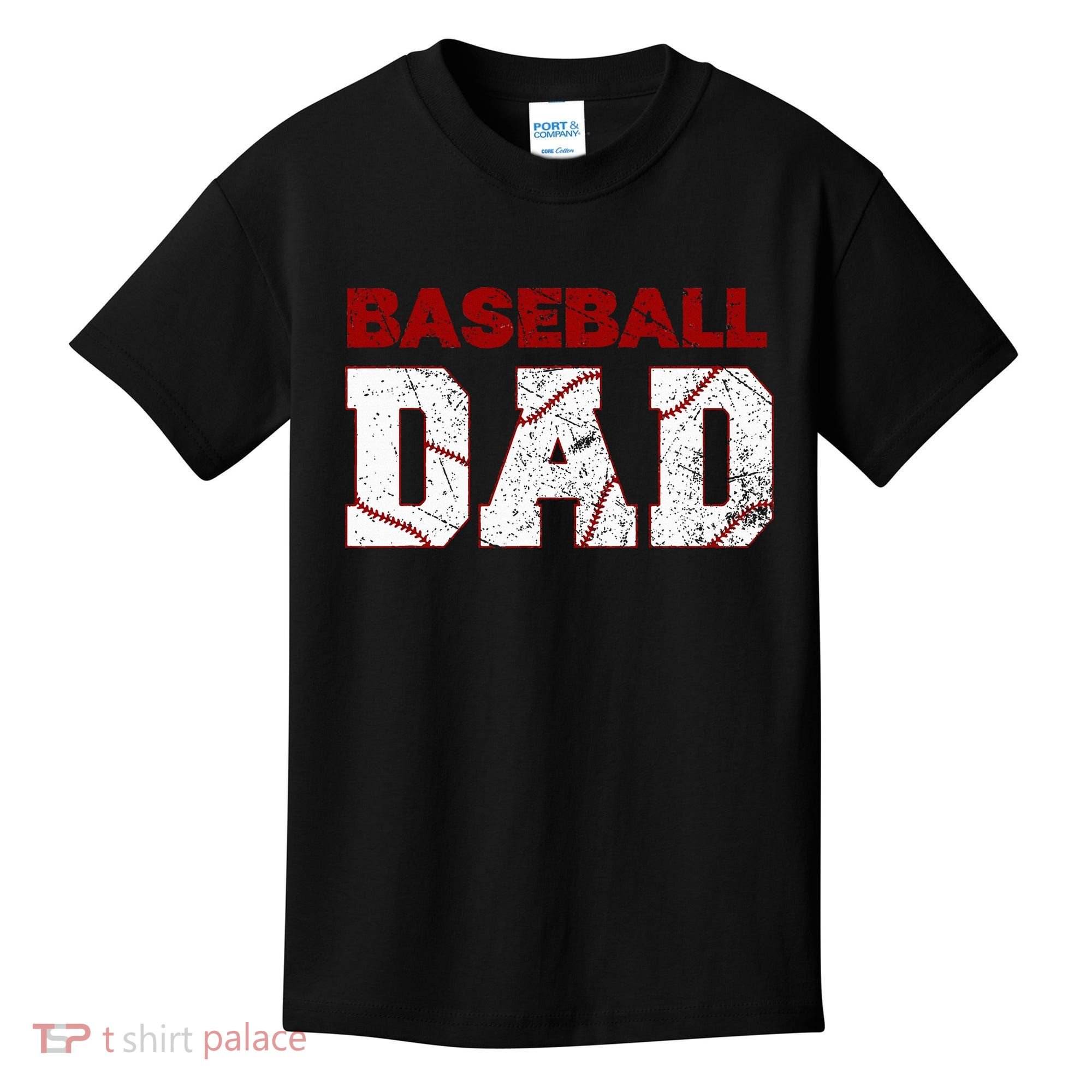 Baseball Dad Kids T-Shirt